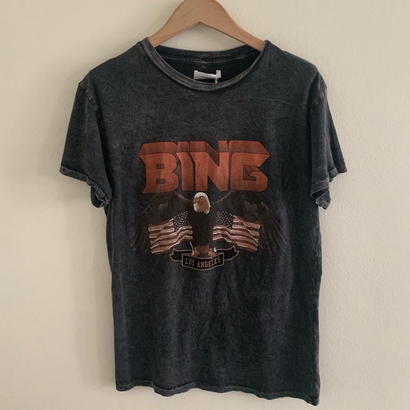 Anine Bing Tops - Anine Bing eagle tee size XS